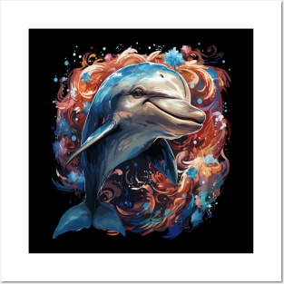 Patriotic Dolphin Posters and Art